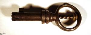 Antique Nested Bramah Key Extremely Rare and Unique Key 18h